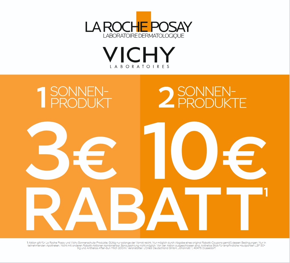 Rabattaktion La Roche Posay Sonnenschutz